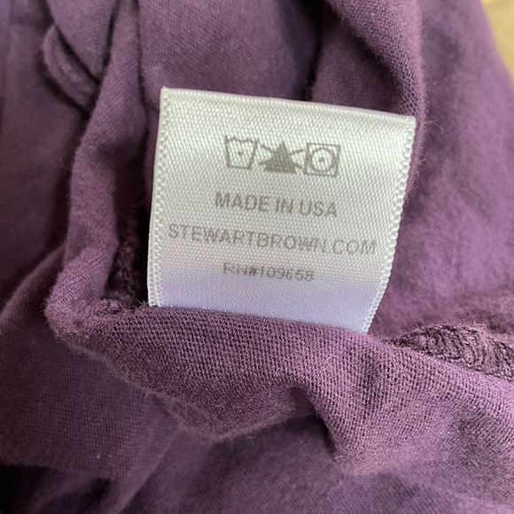 Stewart + Brown organic cotton long sleeve tee shirt - Picture 4 of 4